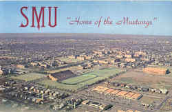 Spectacular Aerial View Of Southern Methodist University Dallas, TX Postcard Postcard