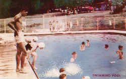 Swimming Pool Columbia, TN Postcard Postcard