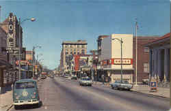 Main Street Of Sumter Postcard