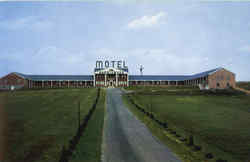 Motel Harrisburg Postcard