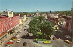 Public Square Looking East Watertown, NY Postcard Postcard
