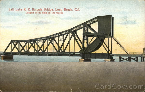 Salt Lake R.R. Bascule Bridge Long Beach California