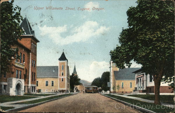 Upper Willamette Street Eugene Oregon