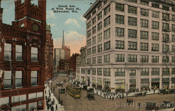 Grand Ave. at West Water Street Milwaukee Wisconsin