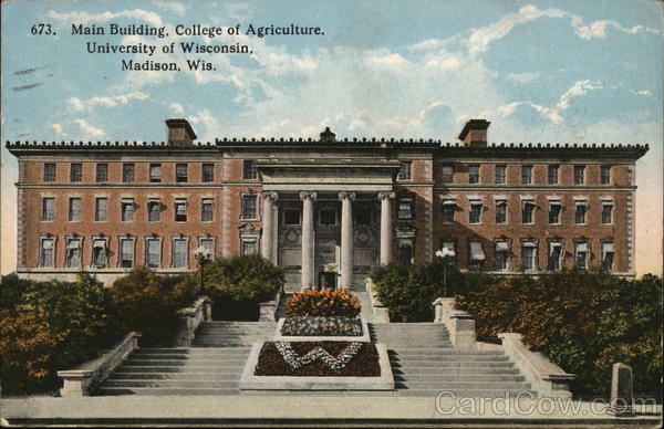 Main Building, College of Agriculture, University of Wisconsin Madison