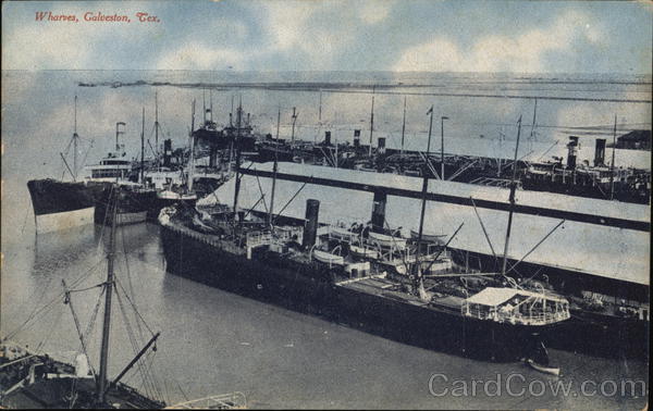 Wharves Galveston Texas