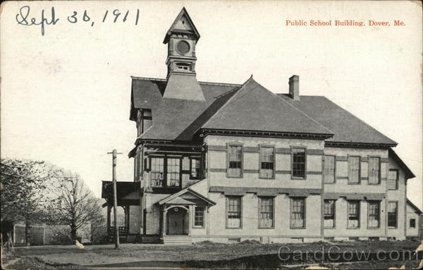 Public School Building Dover Maine