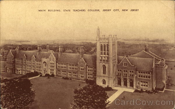 Main Building, State Teacher's College Jersey City New Jersey