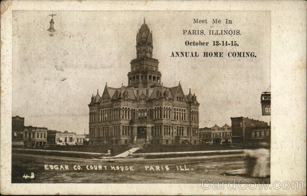 Edgar County Court House Paris Illinois