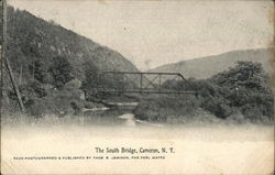 The South Bridge Cameron, NY Postcard Postcard Postcard