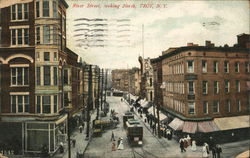 River Street Looking North Troy, NY Postcard Postcard Postcard