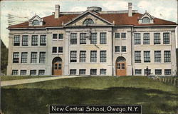 New Central School Postcard