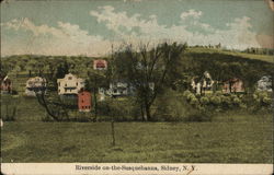 Riverside-on-the-Susquehanna Sidney, NY Postcard Postcard Postcard
