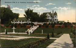 Residence of Mr. P.A. Valentine Postcard