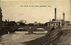 City Hall & Power House Postcard