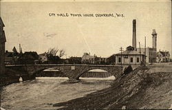 City Hall & Power House Cedarburg, WI Postcard Postcard Postcard