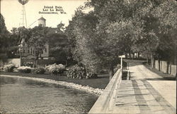 Island Dale, Lac La Belle Postcard