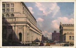 Union Station - Canal Street Entrances Chicago, IL Postcard Postcard Postcard