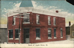 Bank of Apple River Postcard