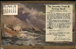 The Security Trust & Savings Bank Postcard