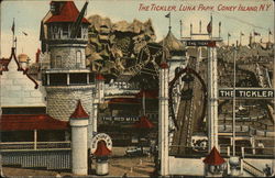 The Tickler, Luna Park, Coney Island Postcard