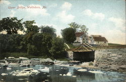 Upper Bridge Waldoboro, ME Postcard Postcard Postcard