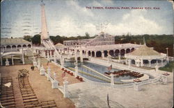 The Tower, Carnival Park Kansas City, MO Postcard Postcard Postcard