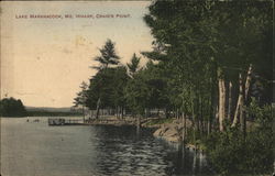 Wharf, Craig's Point, Maranacook Lake Postcard