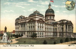 Capitol Building Indianapolis, IN Postcard Postcard Postcard