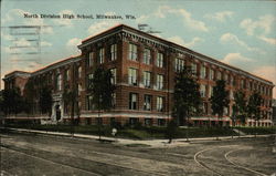 North Division High School Milwaukee, WI Postcard Postcard Postcard