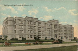 Washington High School Milwaukee, WI Postcard Postcard Postcard