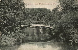 Lagoon, Tenny Park Madison, WI Postcard Postcard Postcard