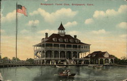 Bridgeport Yacht Club Connecticut Postcard Postcard Postcard