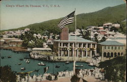 King's Wharf Saint Thomas, VI Virgin Islands Caribbean Islands Postcard Postcard Postcard