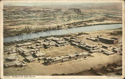 Pueblo of San Felipi Postcard