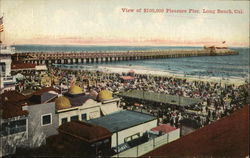 View of $100,000 Pleasure Pier Long Beach, CA Postcard Postcard Postcard