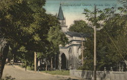 Congregational Church Nevada City, CA Postcard Postcard Postcard