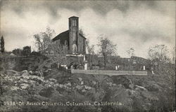St. Ann's Church Columbia, CA Postcard Postcard Postcard