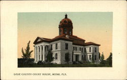 Dade County Court House MIami, FL Postcard Postcard Postcard