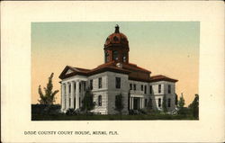 Dade County Court House Postcard