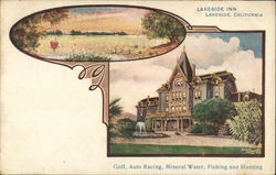 Lakeside Inn California Postcard Postcard Postcard