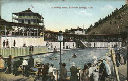 Bathing Scene Postcard