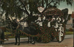 Pasadena's Tournament of Roses Float Postcard