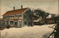 Residence of Alonzo H. Bancroft Postcard