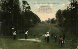 On the Golf Course Postcard