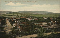 Birdseue View of Germantown, Suburb of Port Jervis New York Postcard Postcard Postcard