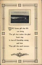 The Pines Across Loch Sheldrake Postcard