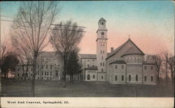 West End Convent Springfield, IL Postcard Postcard Postcard