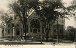 M. E. Church Salem, IL Postcard Postcard Postcard