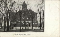 High School Rochelle, IL Postcard Postcard Postcard